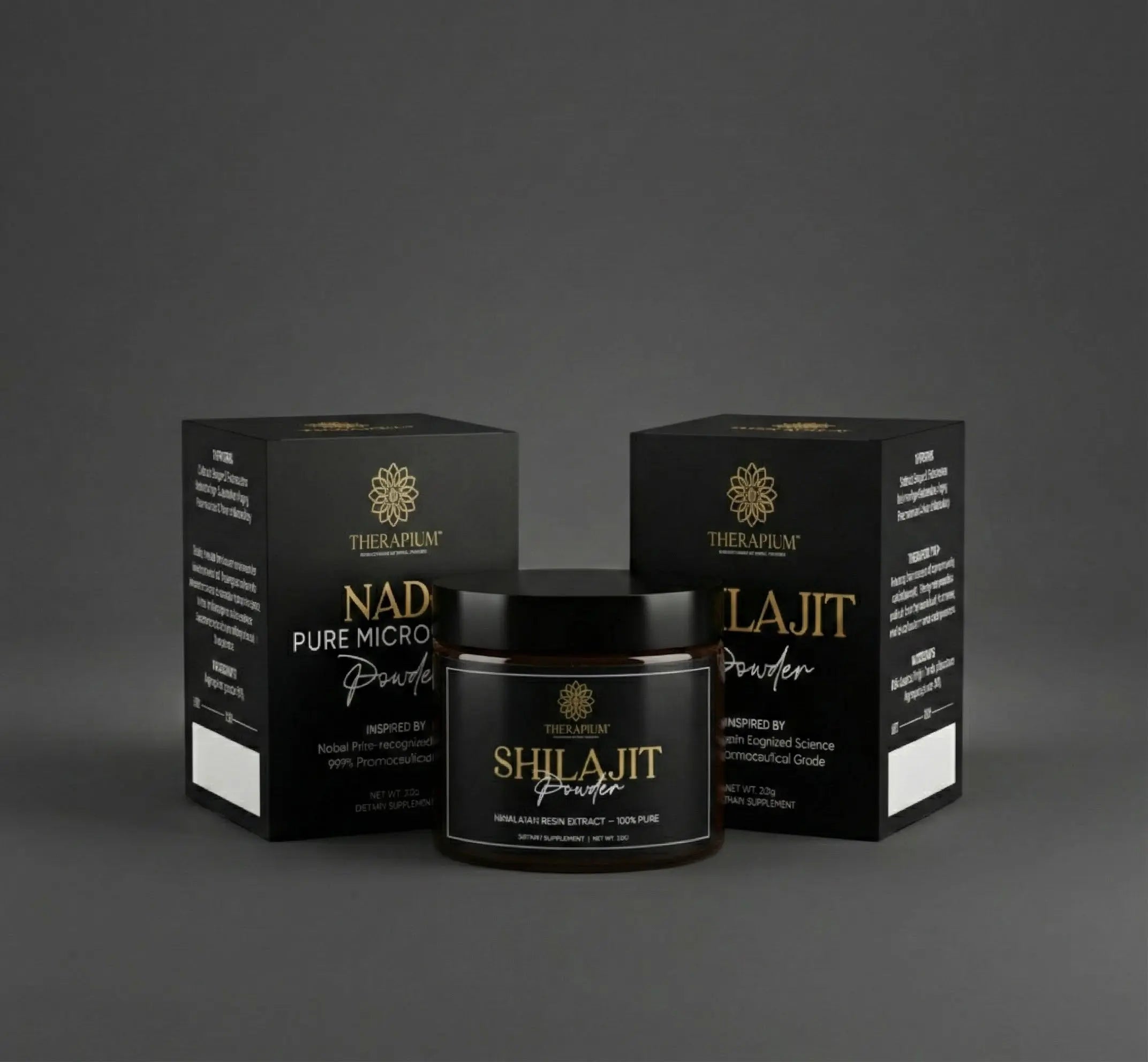 THERAPIUM™ Daily Energy Stack – NAD⁺ 20g + Shilajit Therapium LTD