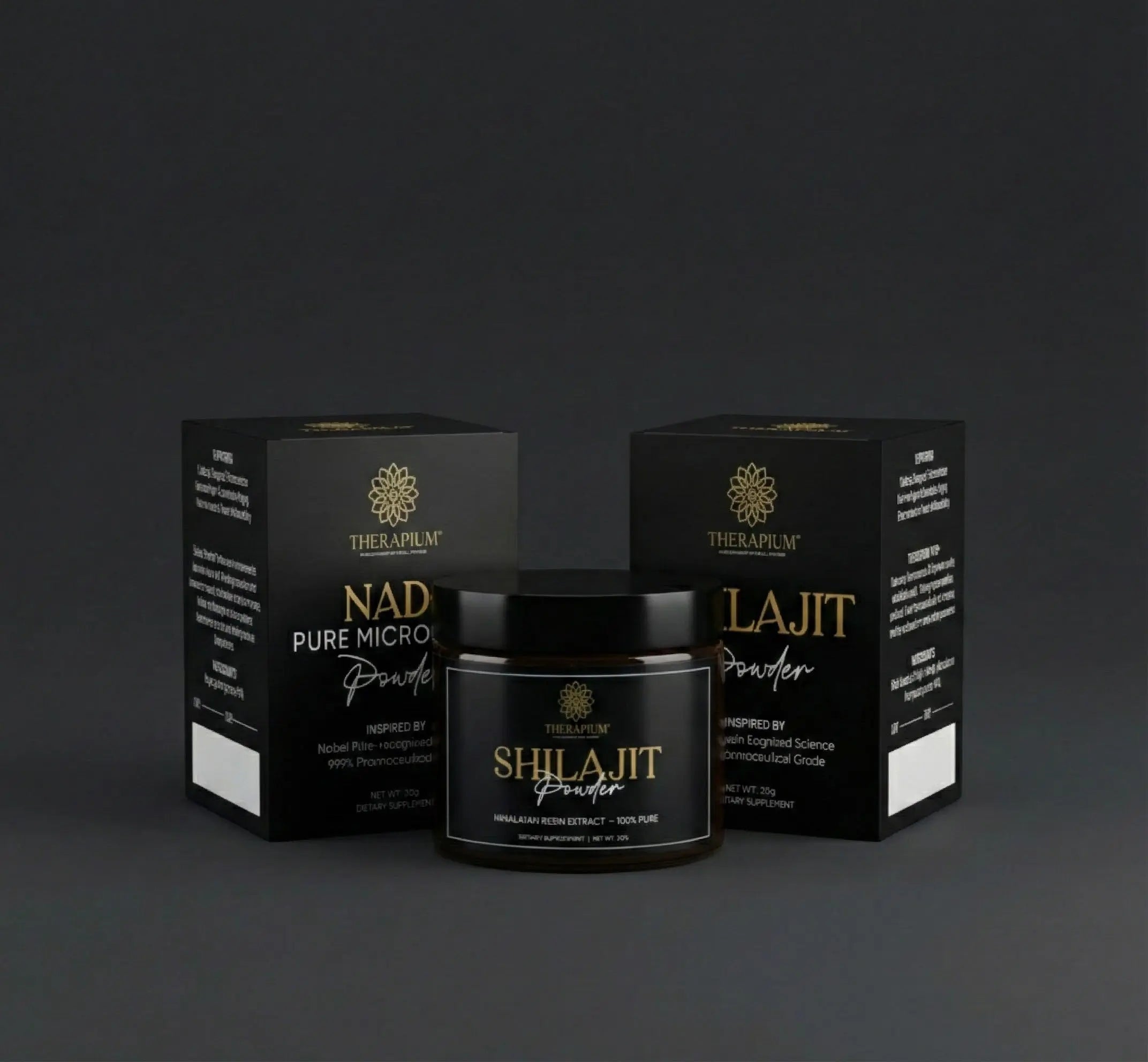 THERAPIUM™ Daily Energy Stack – NAD⁺ 20g + Shilajit Therapium LTD